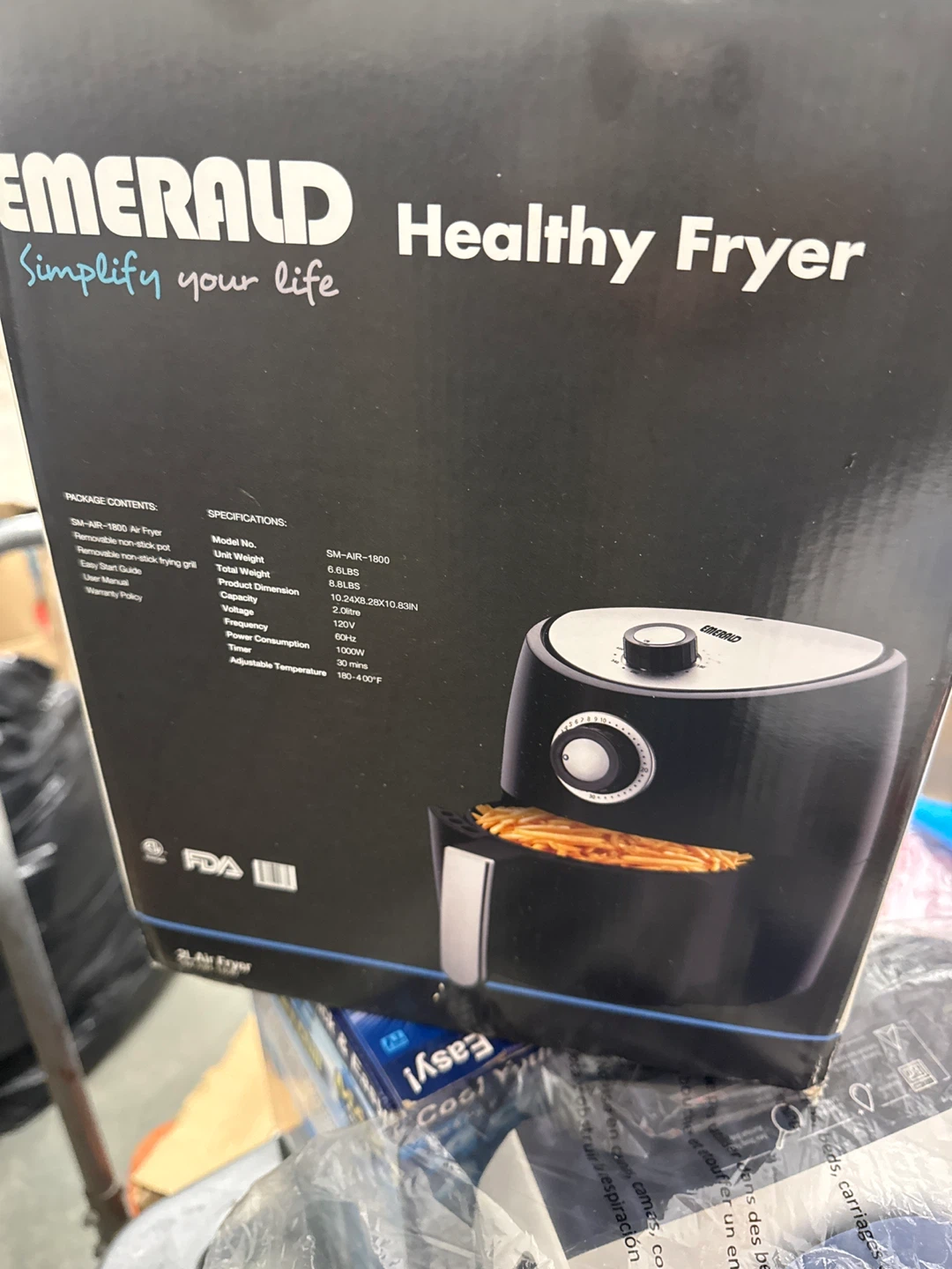 Emerald Healthy Fryer Air Cook 2L Air Fryer - photo 2