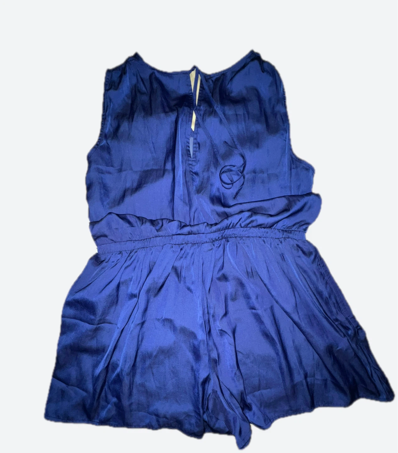 LOFT Blue V-Neck Sleeveless Romper - photo 2