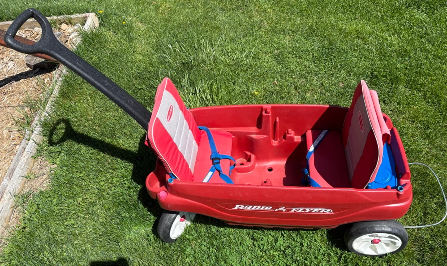 Radio Flyer Wagon with Seats & Storage