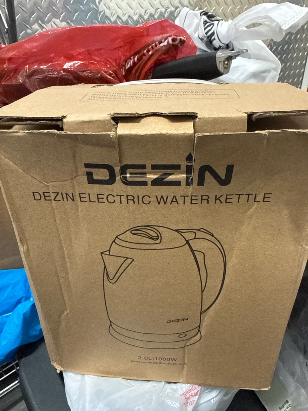 DEZIN Electric Water Kettle - 2.0L 1000W
