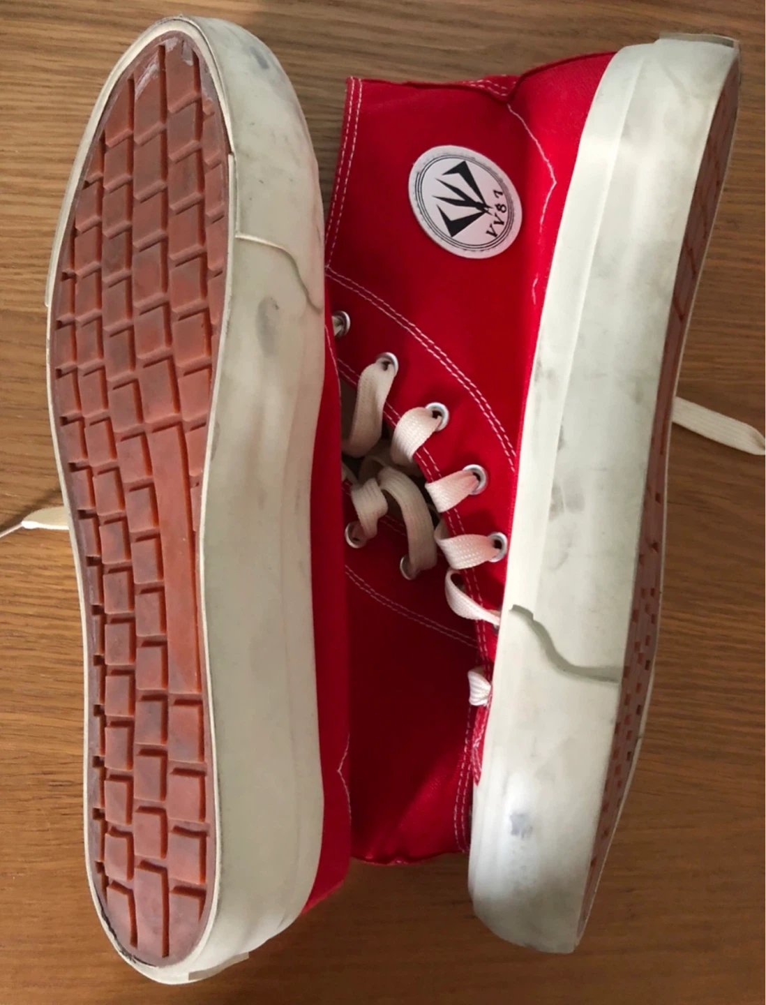 Red VV87 High Top Sneakers Size 11 - photo 4