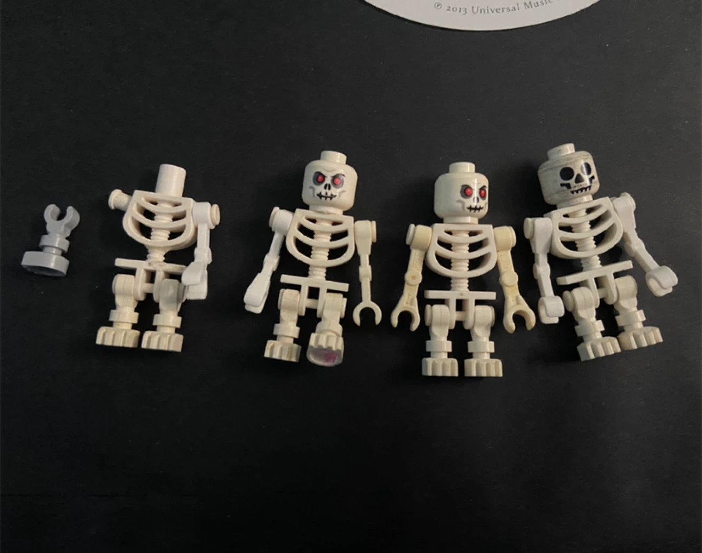 LEGO Skeleton Minifigures - Lot of 3 + partial 1