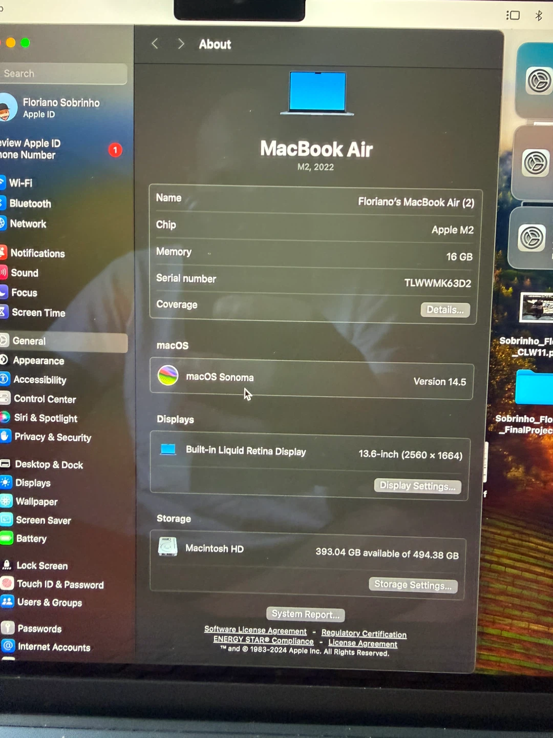 Apple MacBook Air M2 (2022) 13.6-inch, 16GB RAM, 393GB Storage - photo 3
