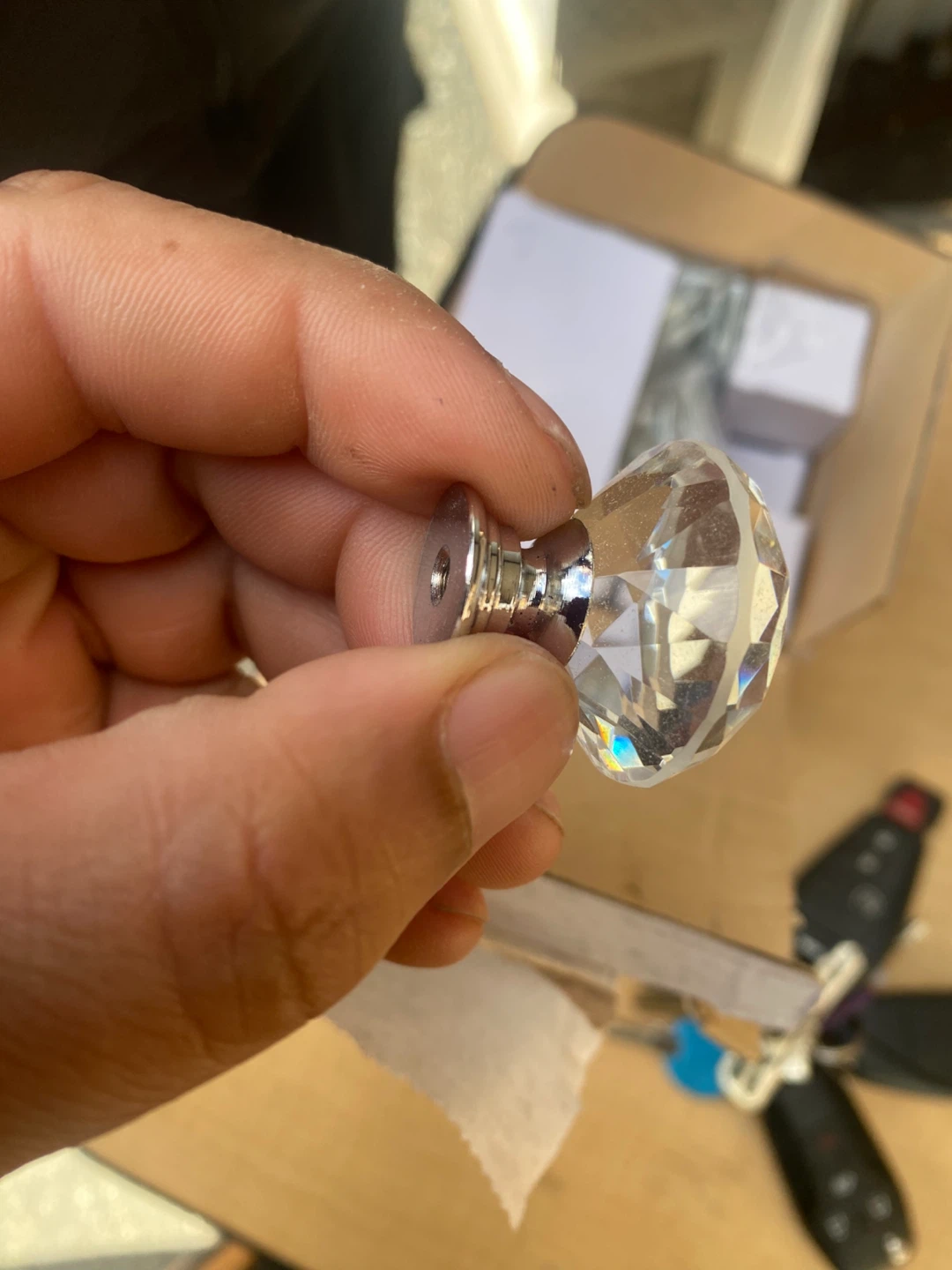 Free delivery Glass Cabinet Knobs with Screws