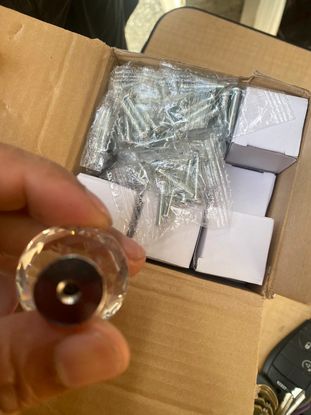 Free delivery Glass Cabinet Knobs with Screws - photo 4