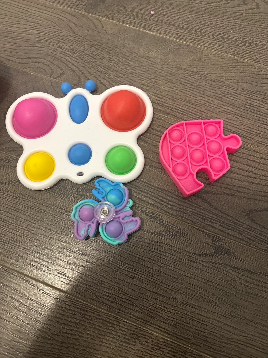 Pop It Fidget Toys - Butterfly, Elephant, and Spinner