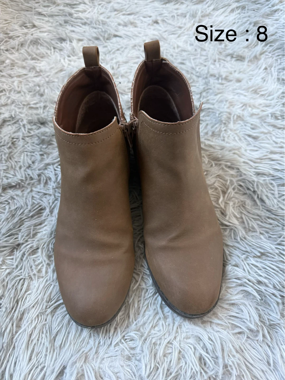 Women’s Brown Ankle Boots - Size 8