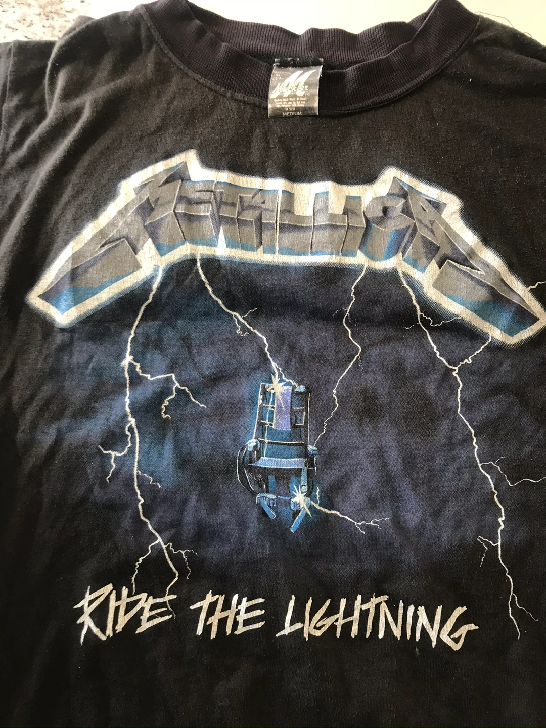 1985 RTL Tour T-shirt Metallica (M) $1000