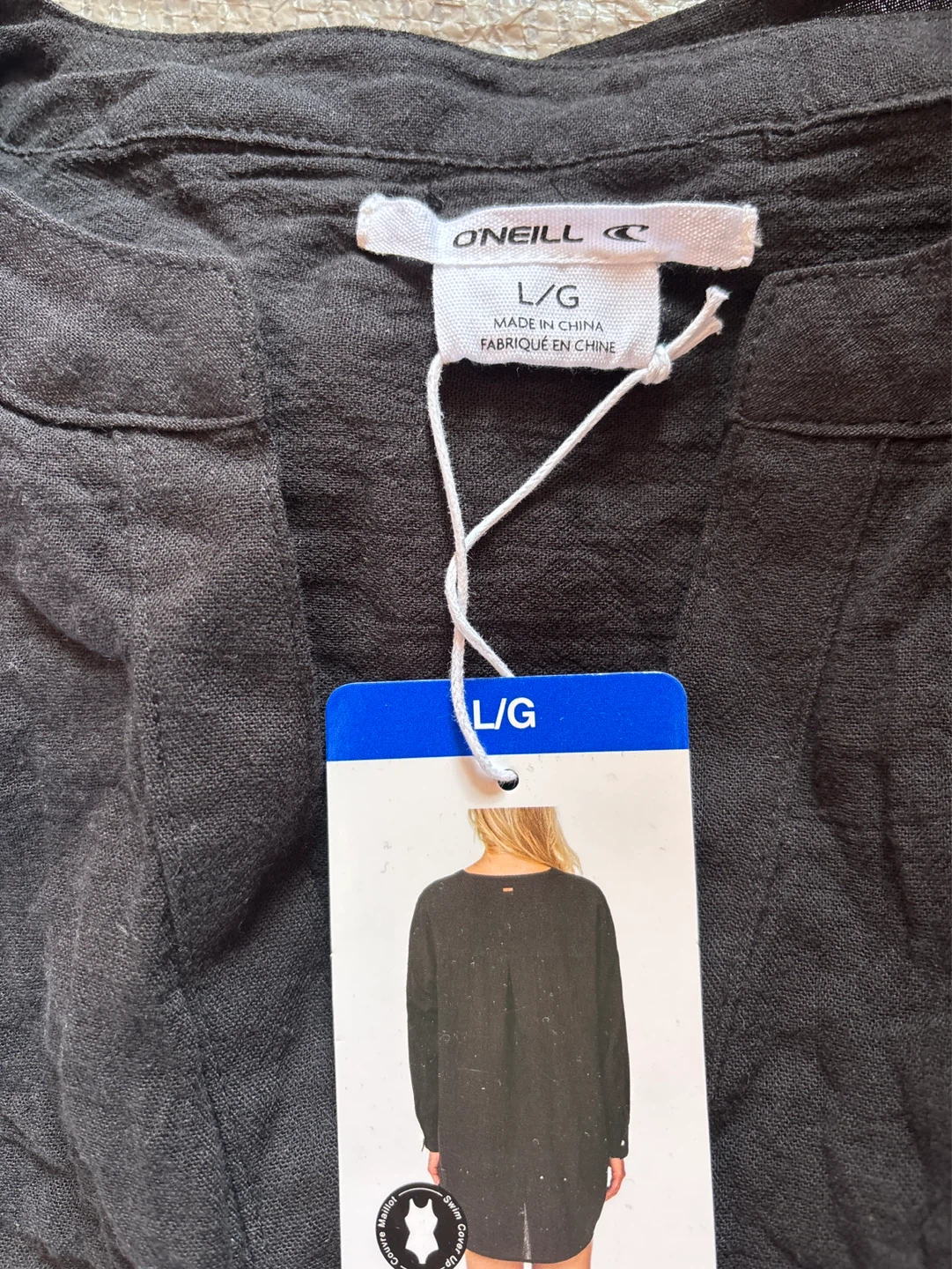 O'Neill Black Cover-Up Shirt L/G - photo 3