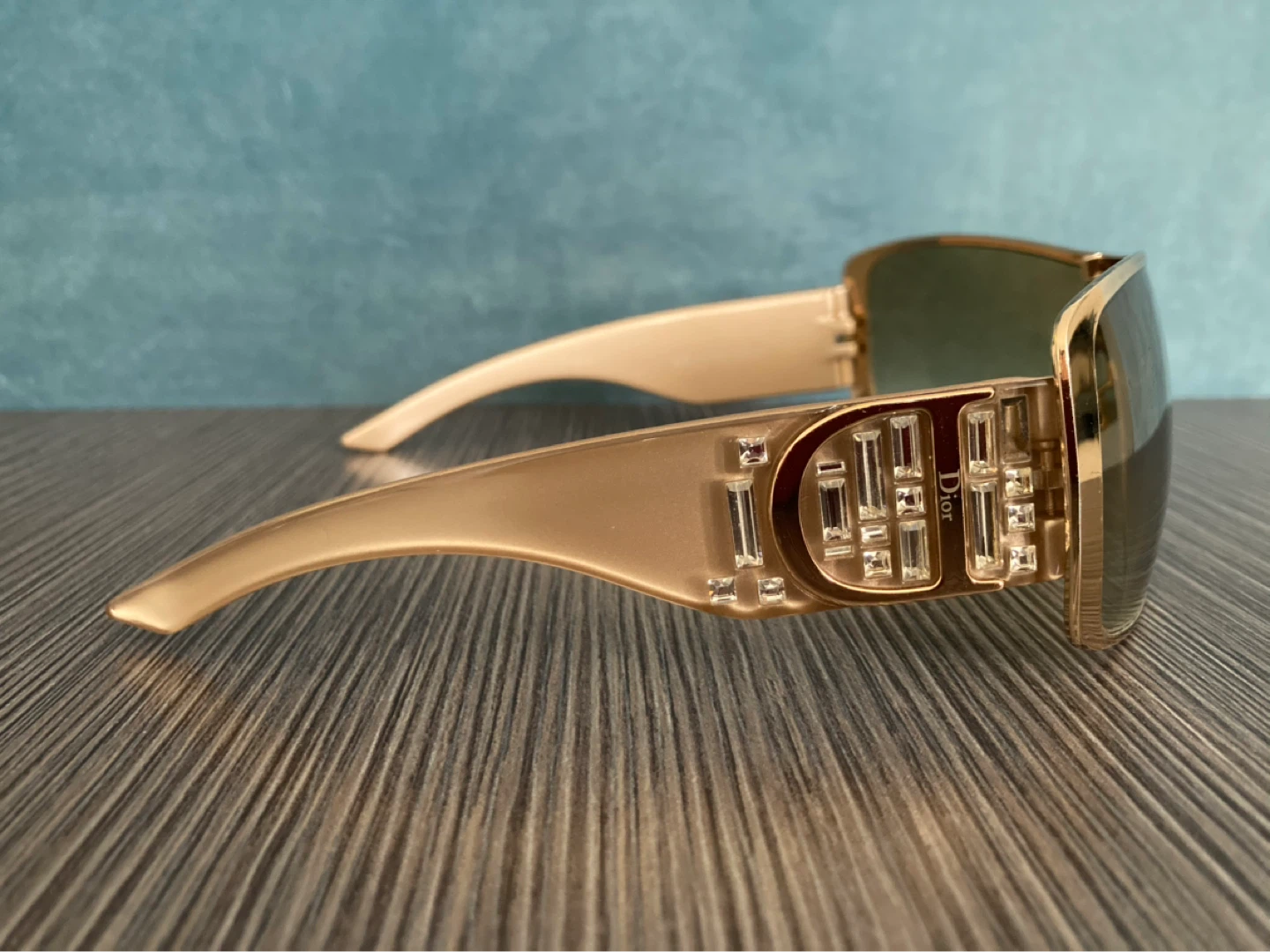DIOR Sunglasses - Gold Frame with Crystals - photo 4