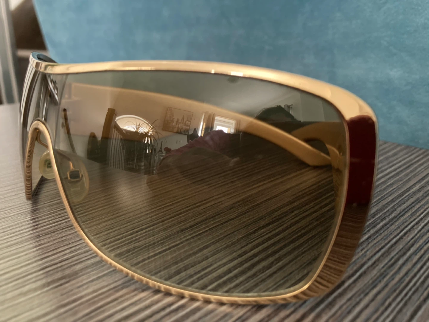 DIOR Sunglasses - Gold Frame with Crystals - photo 2