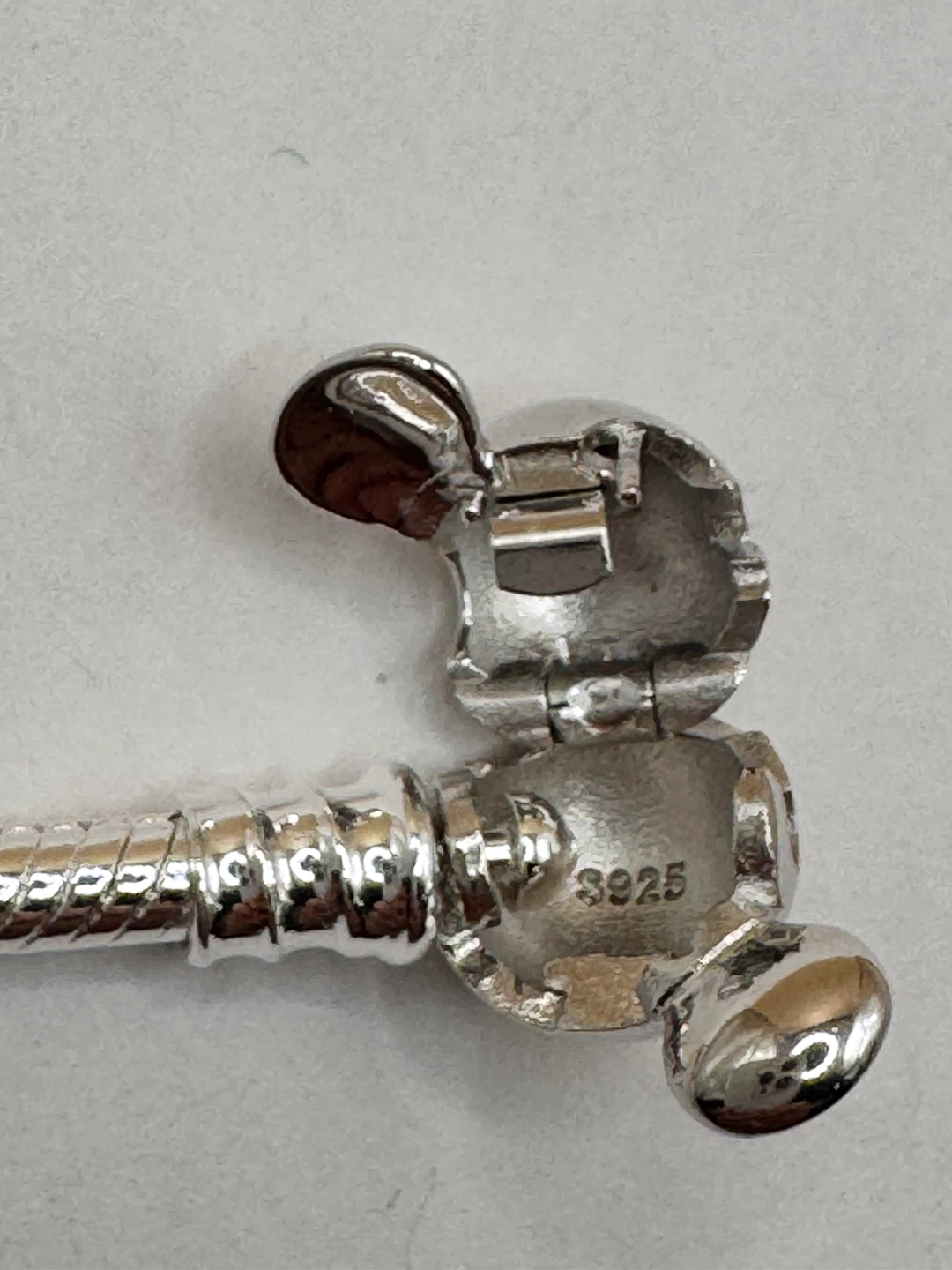 Sterling Silver 925 Mickey Mouse Charm Bracelet - photo 2