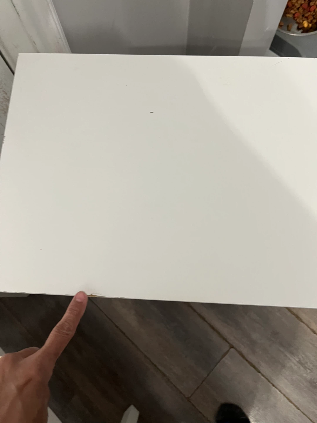 Pair of White Nightstands/End Tables with Drawer - photo 3