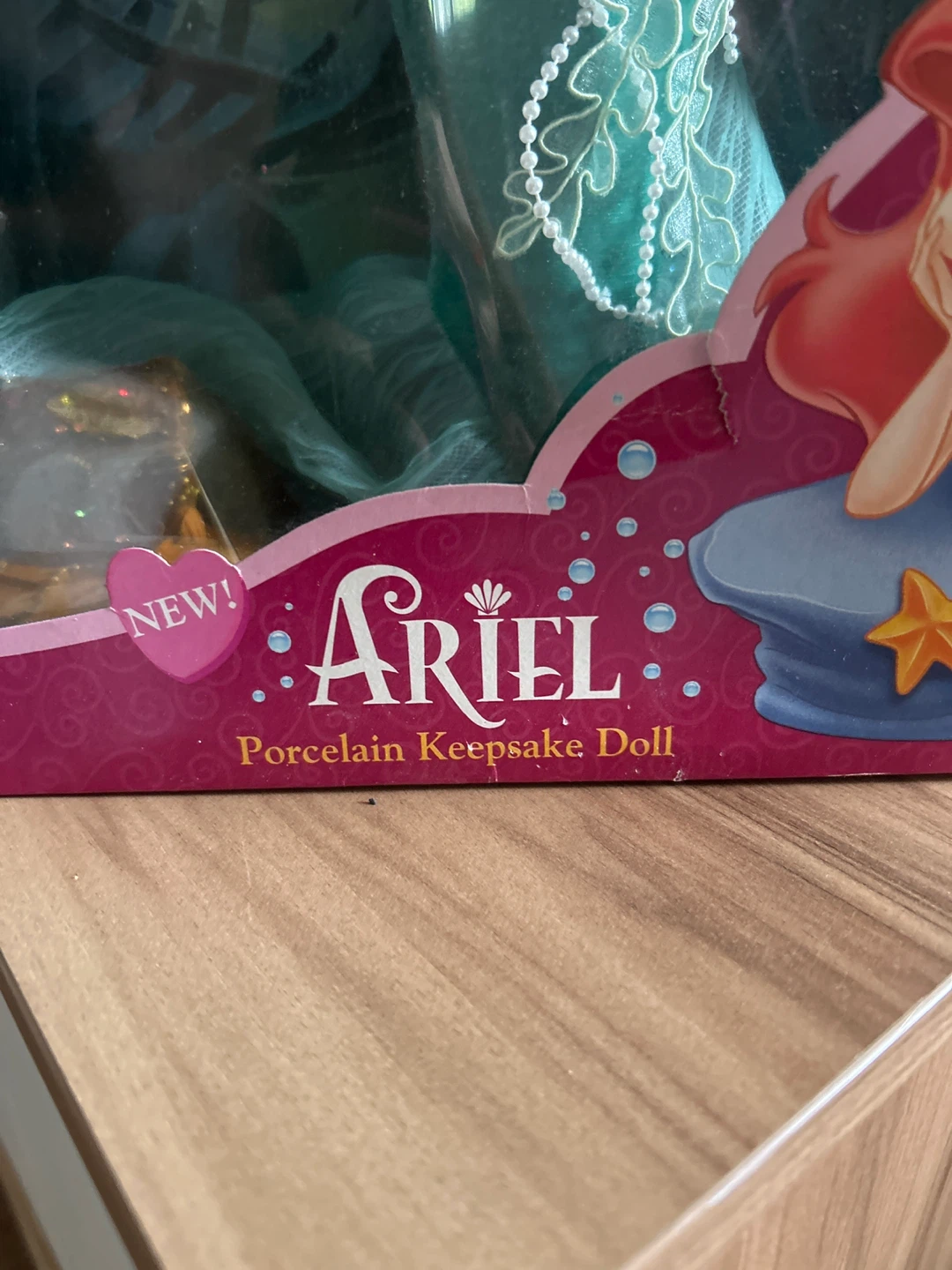 Disney Princess Ariel Porcelain Keepsake Doll - photo 3