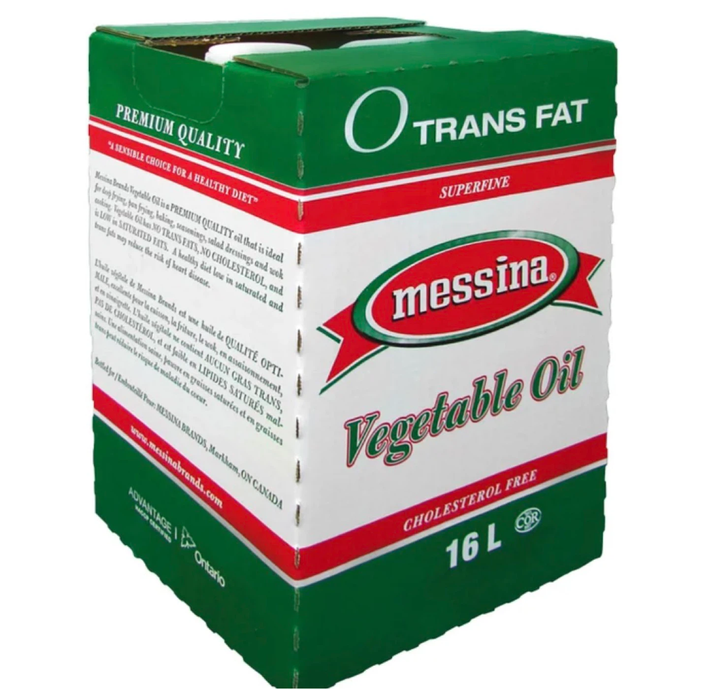 Messina Vegetable Oil - 16 L
