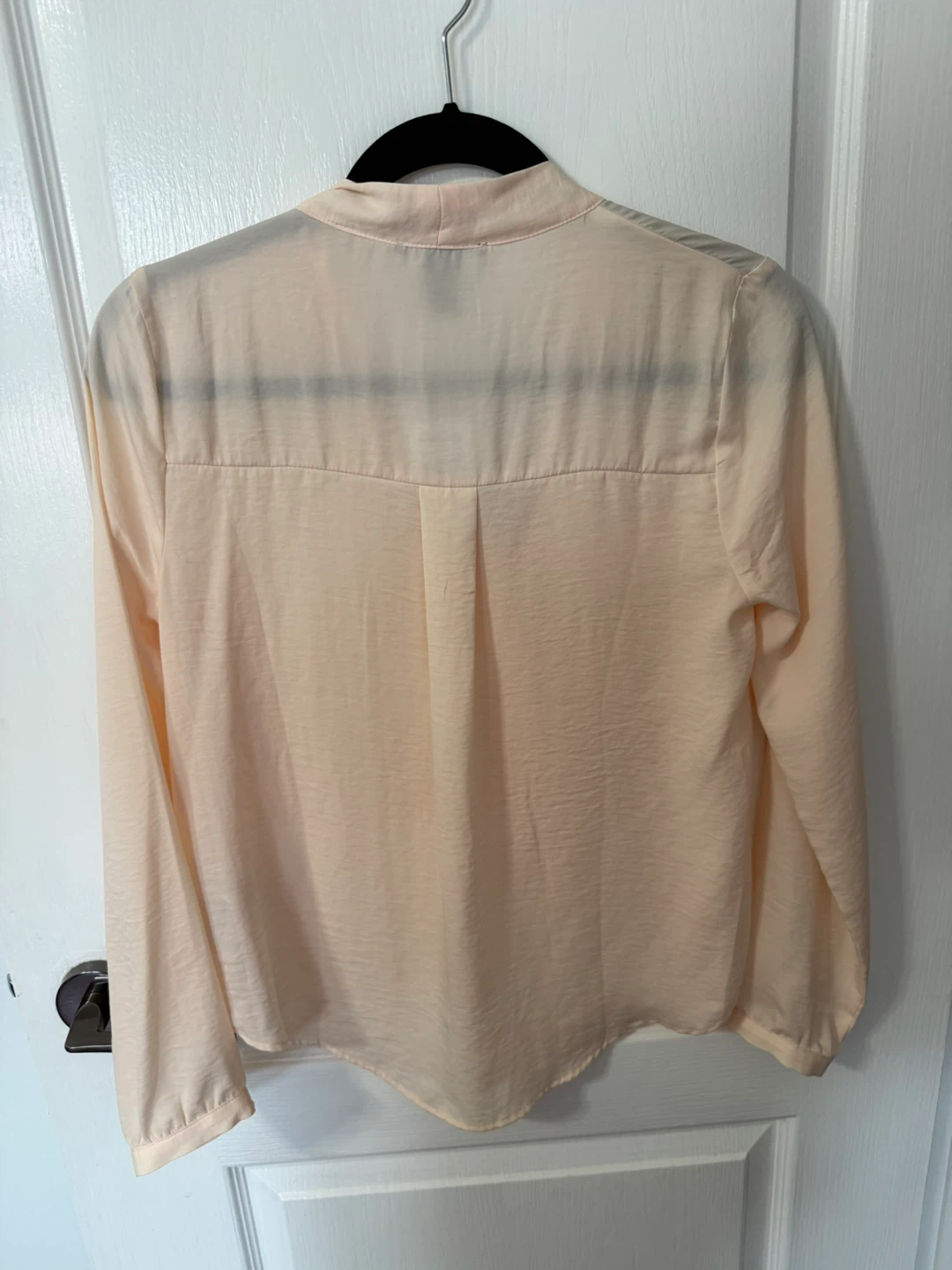 BNWT Peach Bow Blouse - Size S - photo 2