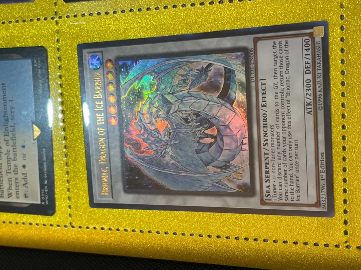 Brionac, Dragon of the Ice Barrier Yu-Gi-Oh! Card - photo 2