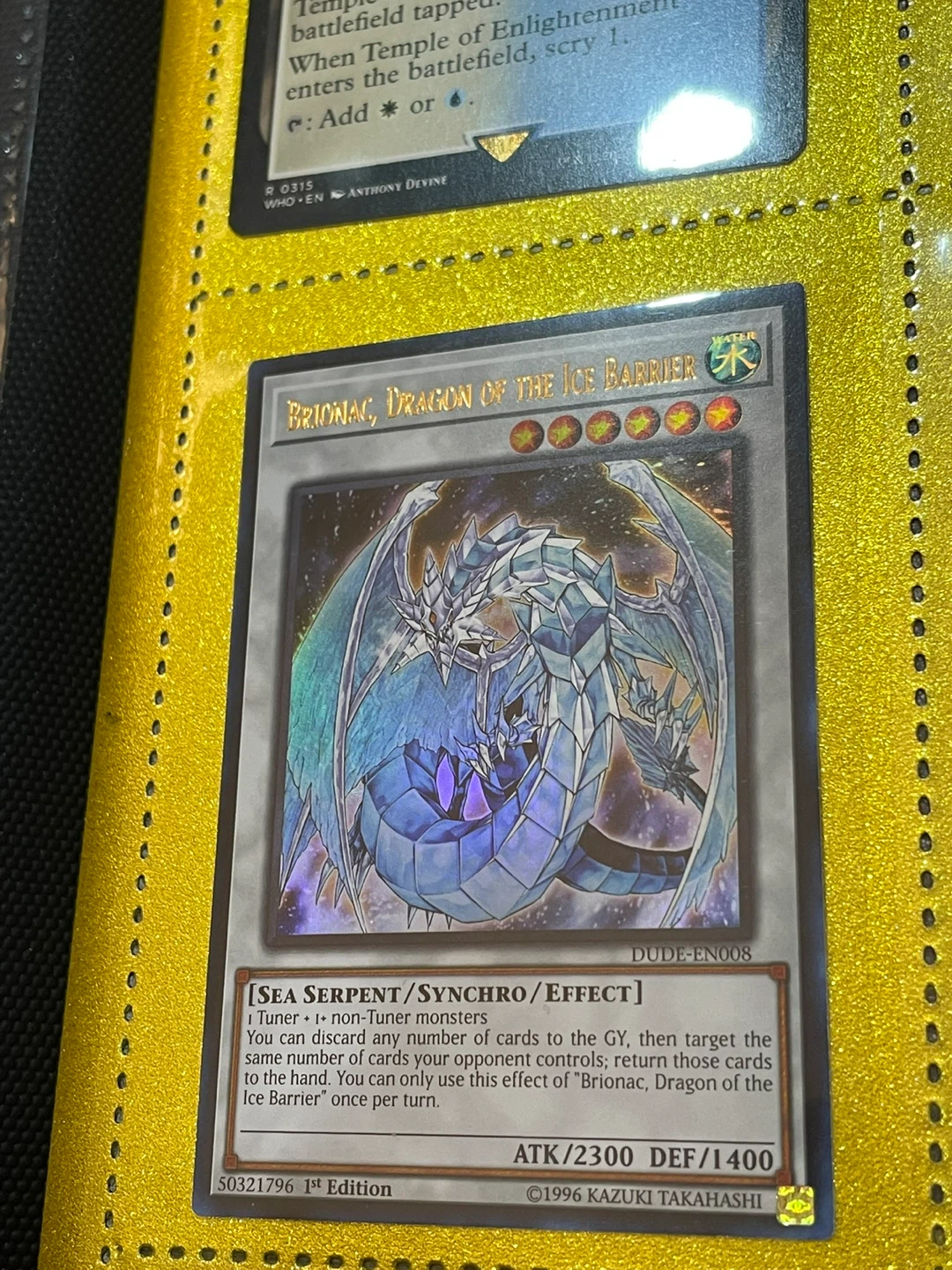 Brionac, Dragon of the Ice Barrier Yu-Gi-Oh! Card - photo 4