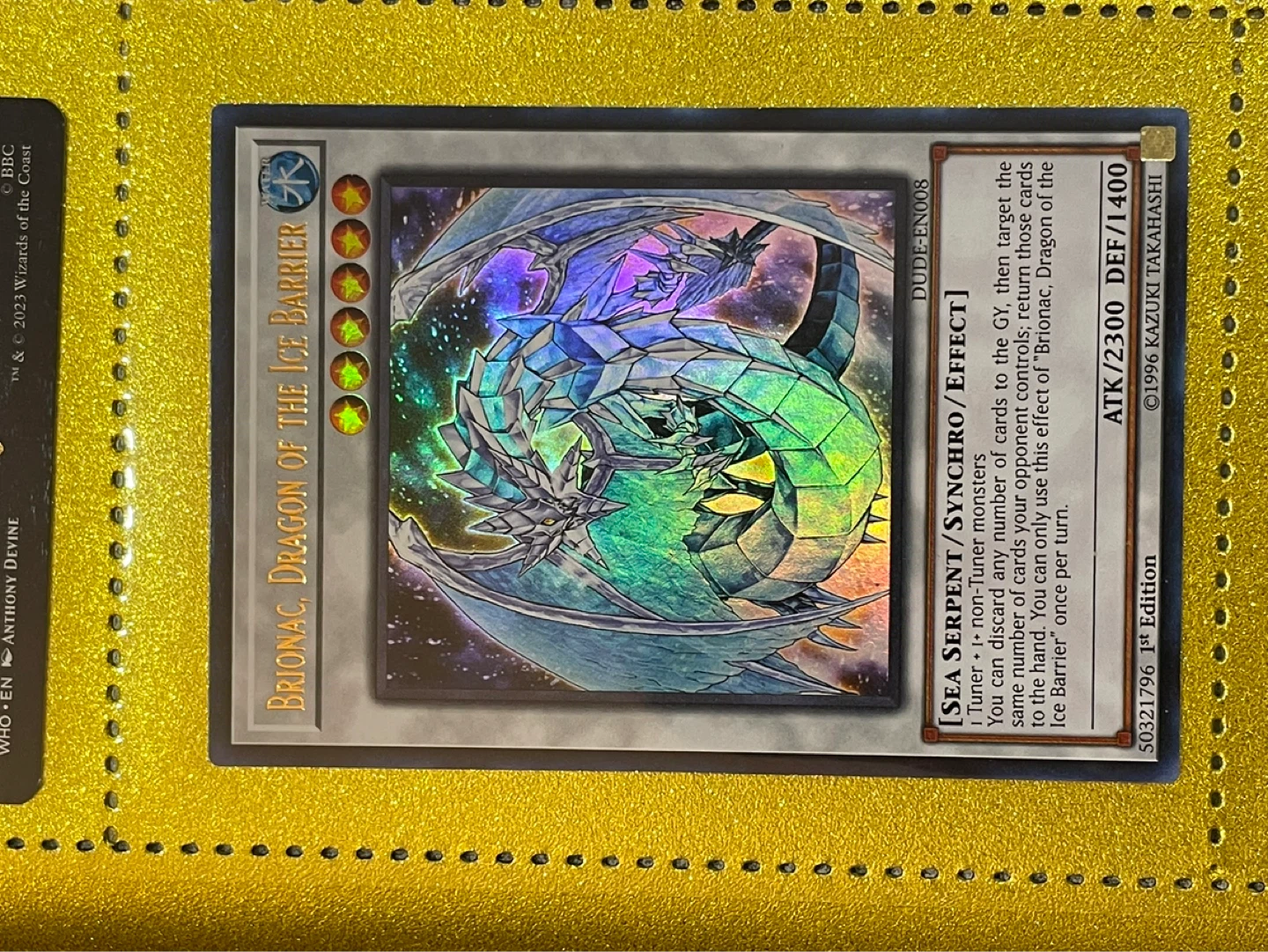 Brionac, Dragon of the Ice Barrier Yu-Gi-Oh! Card - photo 3