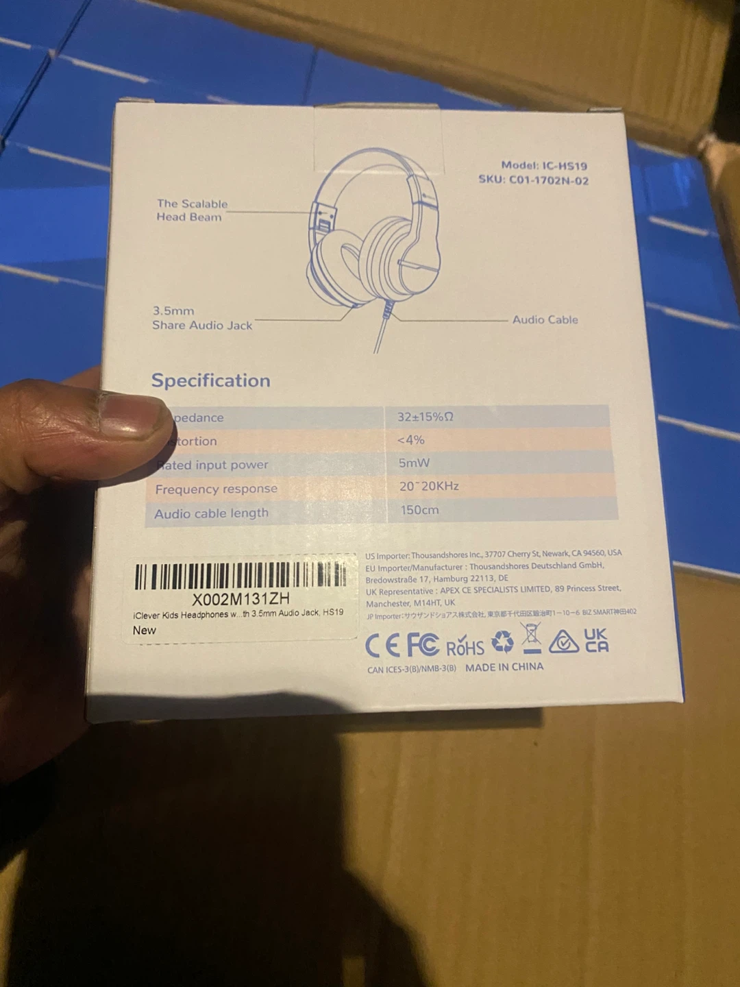 Free delivery iClever Wired Headphones IC-HS19 - photo 3