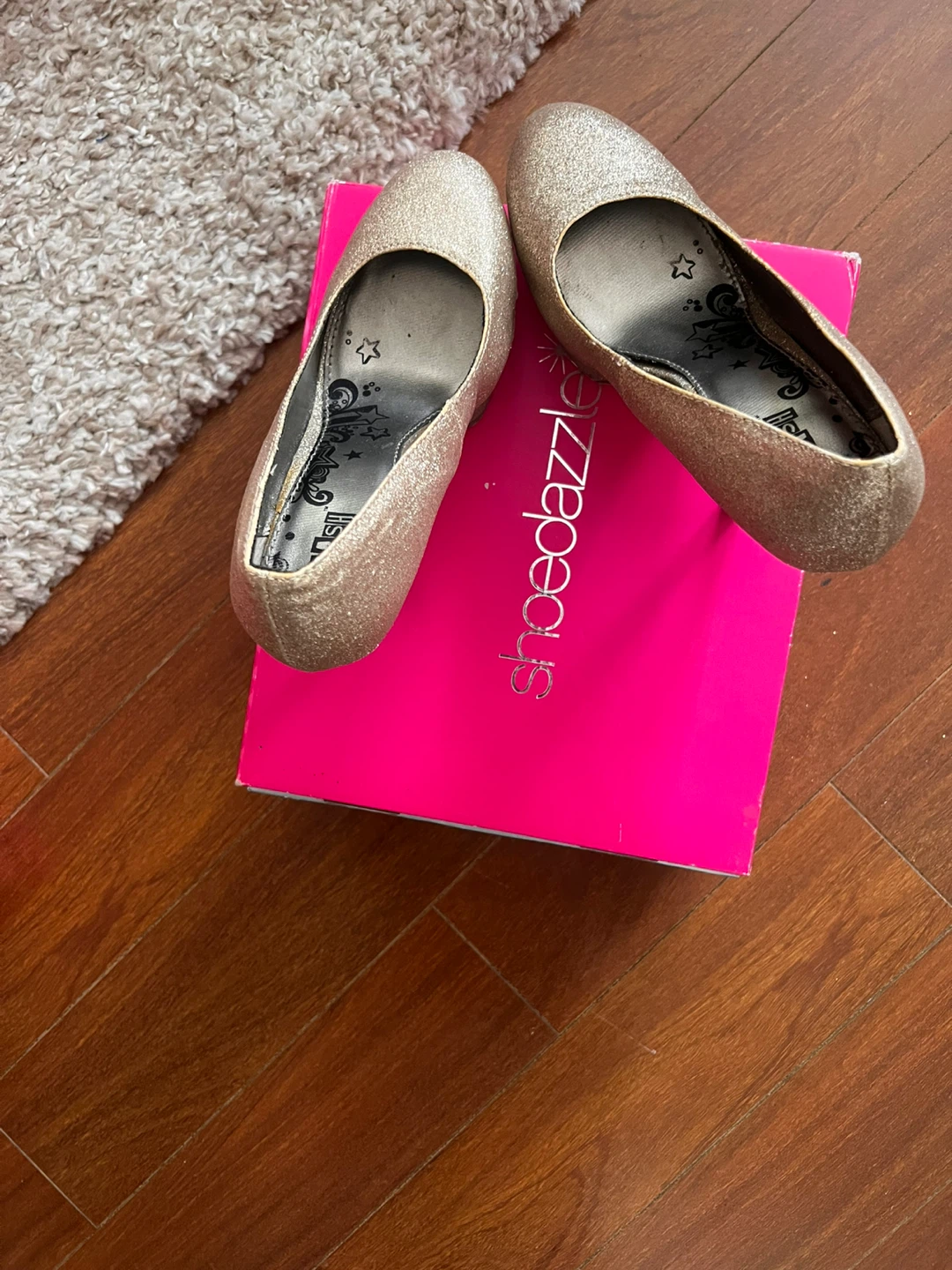 ShoeDazzle Glitter Heels - Gold - photo 2