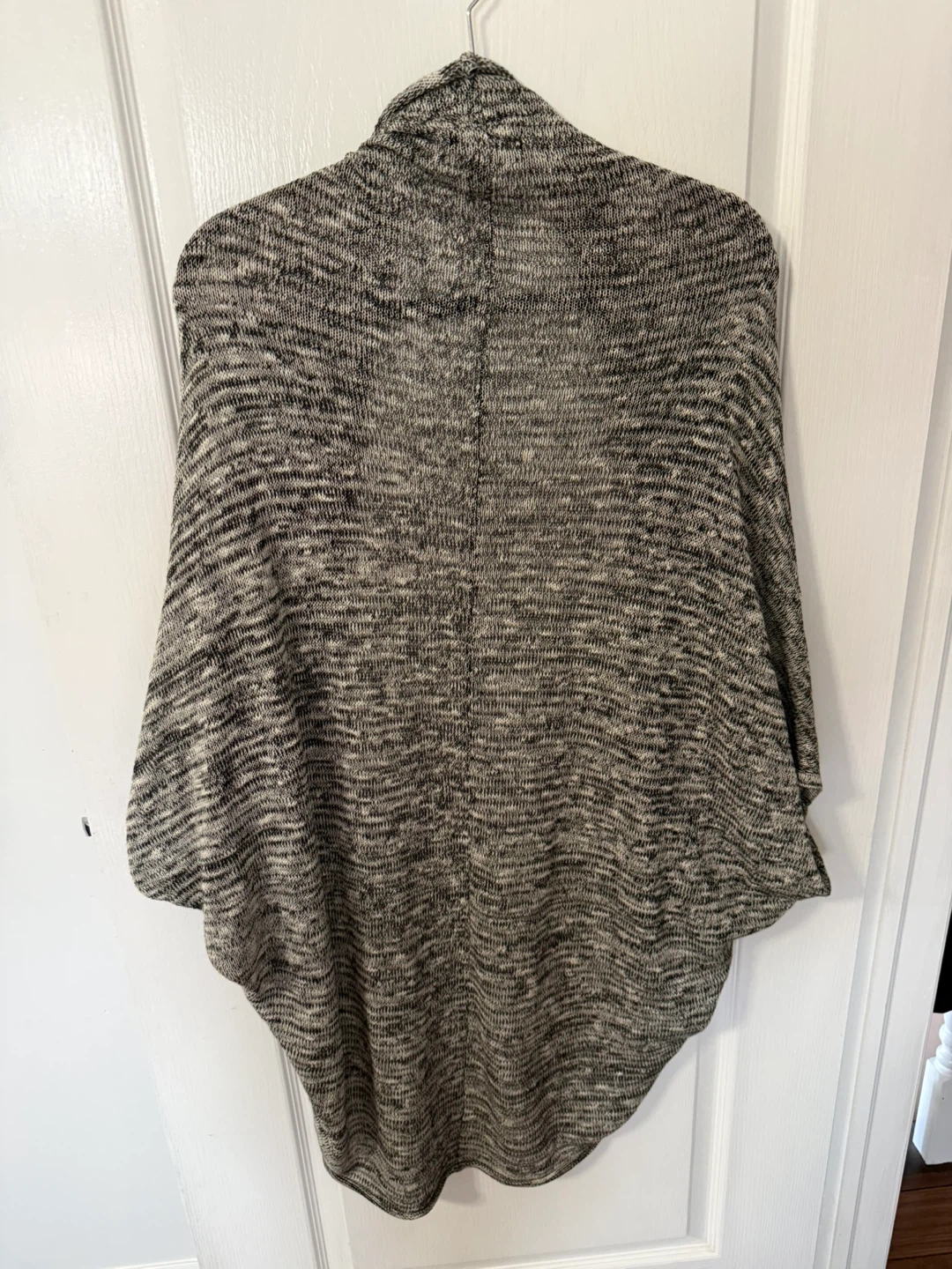 Gray Marled Knit Cardigan - photo 2