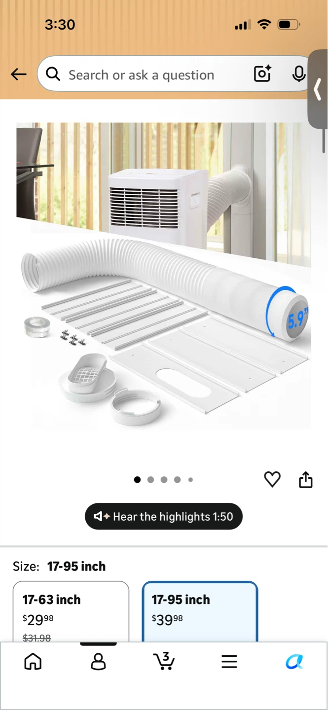GE Portable Air Conditioner + Heater (13,000 BTU) - photo 4
