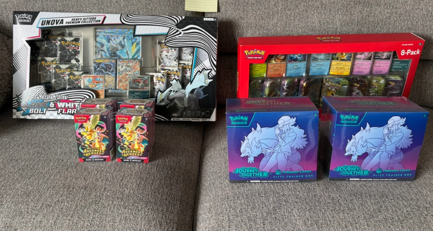 Pokémon Collection- ascended heroes, prismatic evolutions,