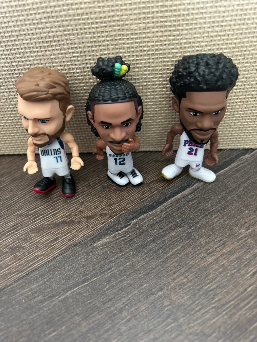 NBA Funko Pop Figures - Luka Dončić, Ja Morant, Joel Embiid