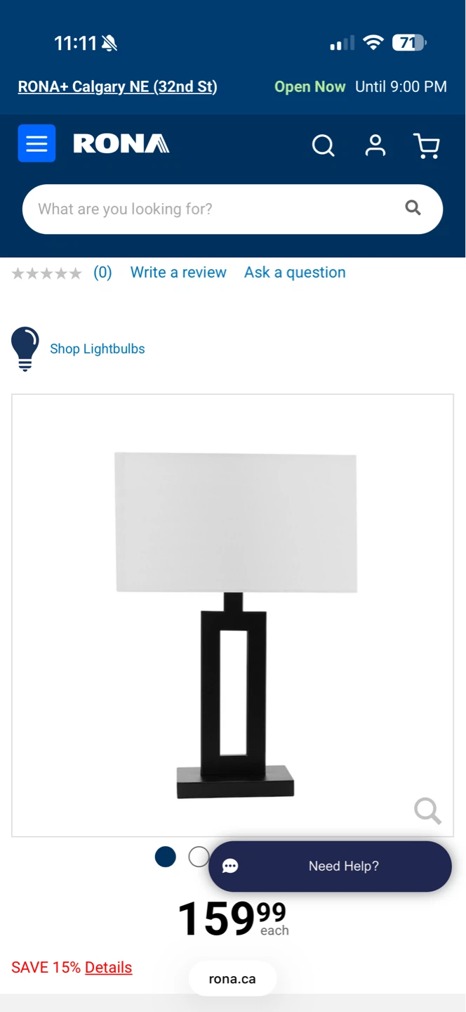 2 Black Table Lamps - photo 3