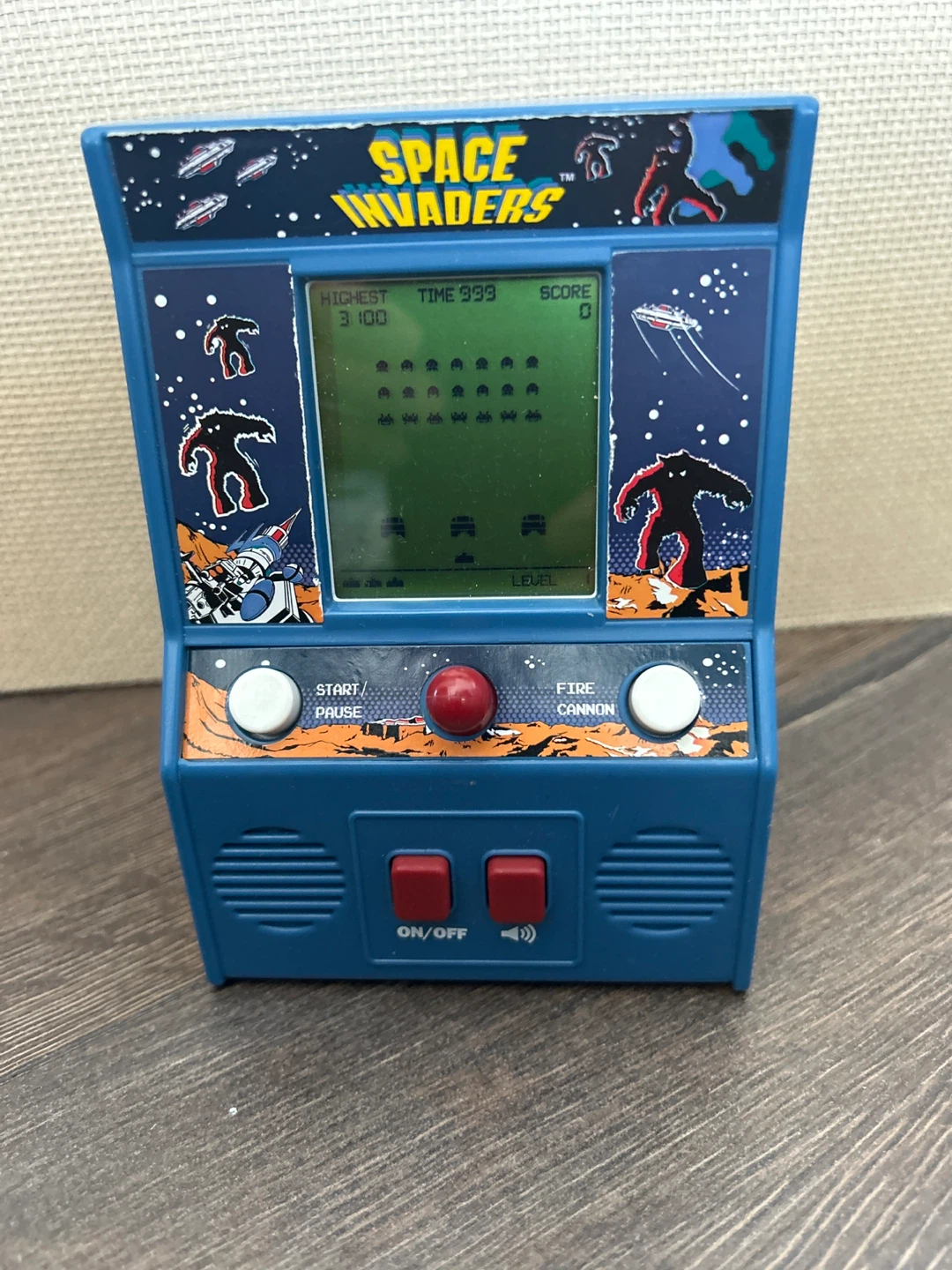 Vintage Space Invaders Handheld Electronic Game