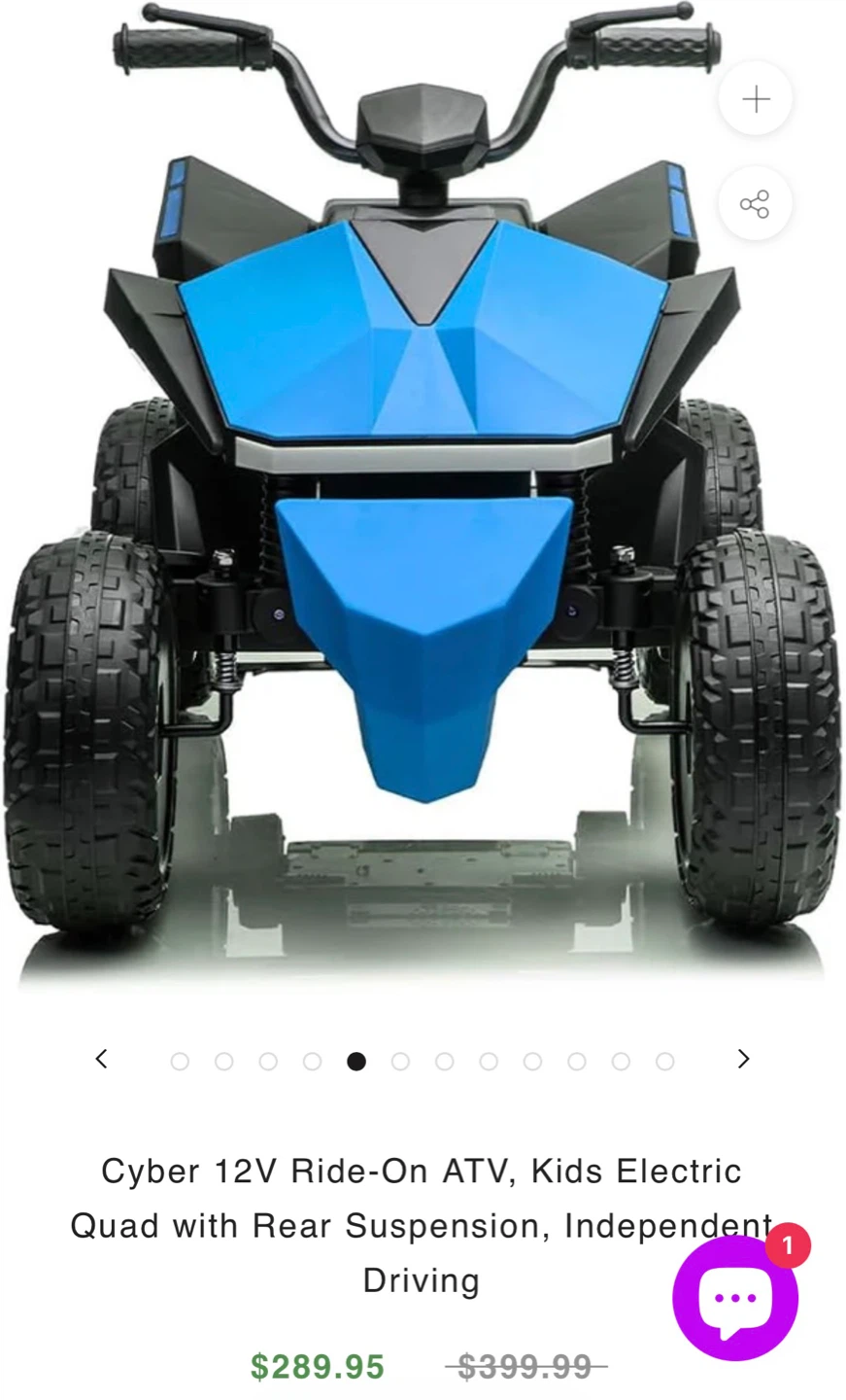 Cyber 12V Ride-On ATV