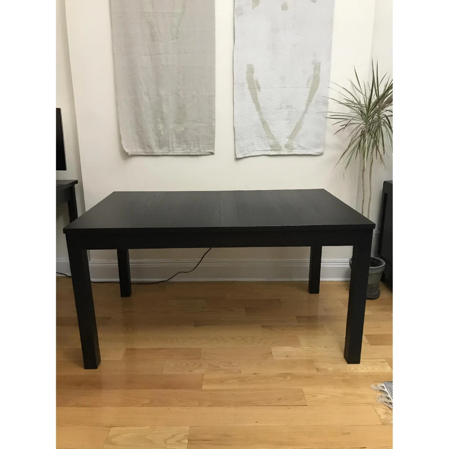 IKEA Black Dining Table expandable - photo 4