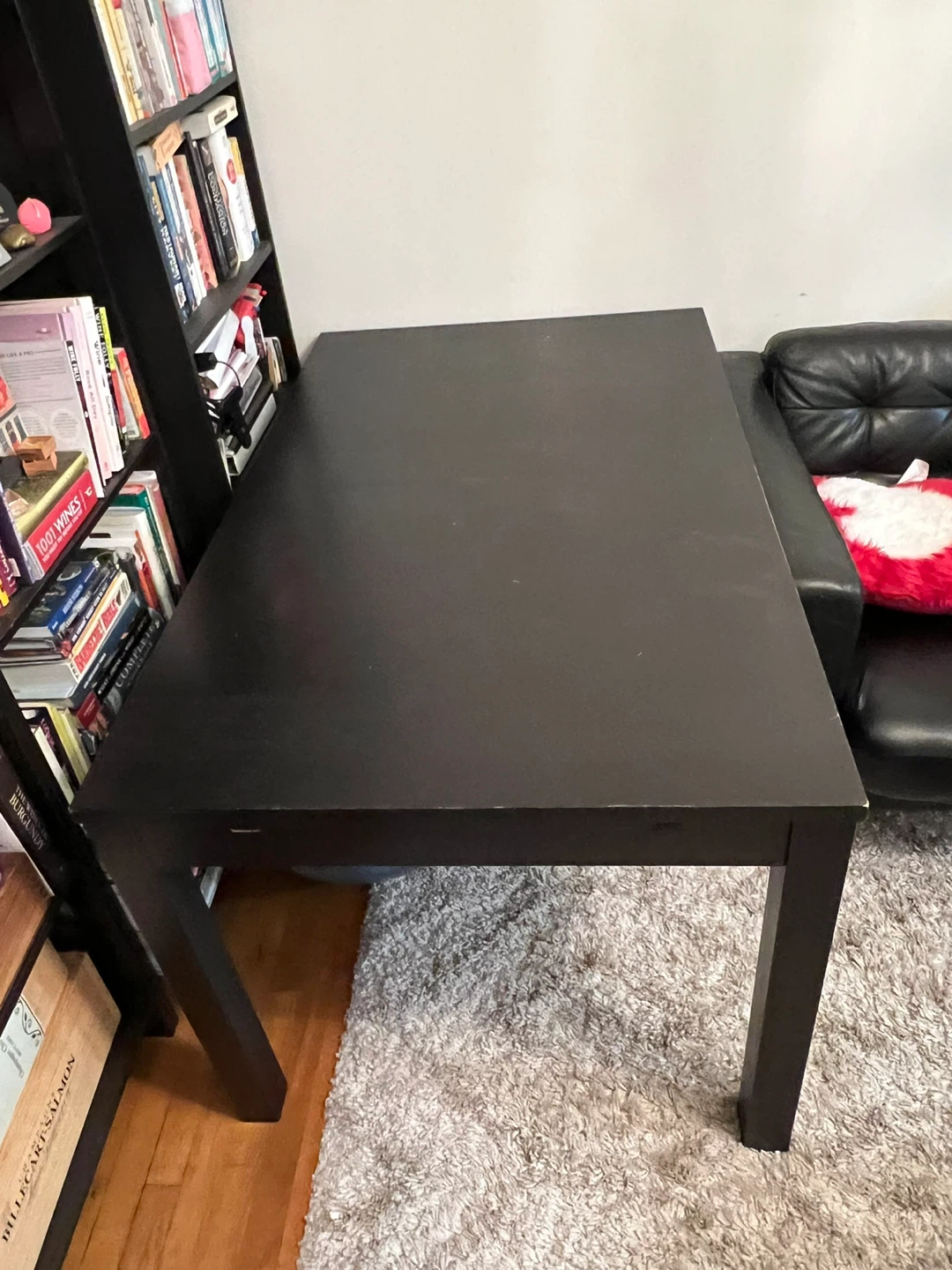 IKEA Black Dining Table expandable