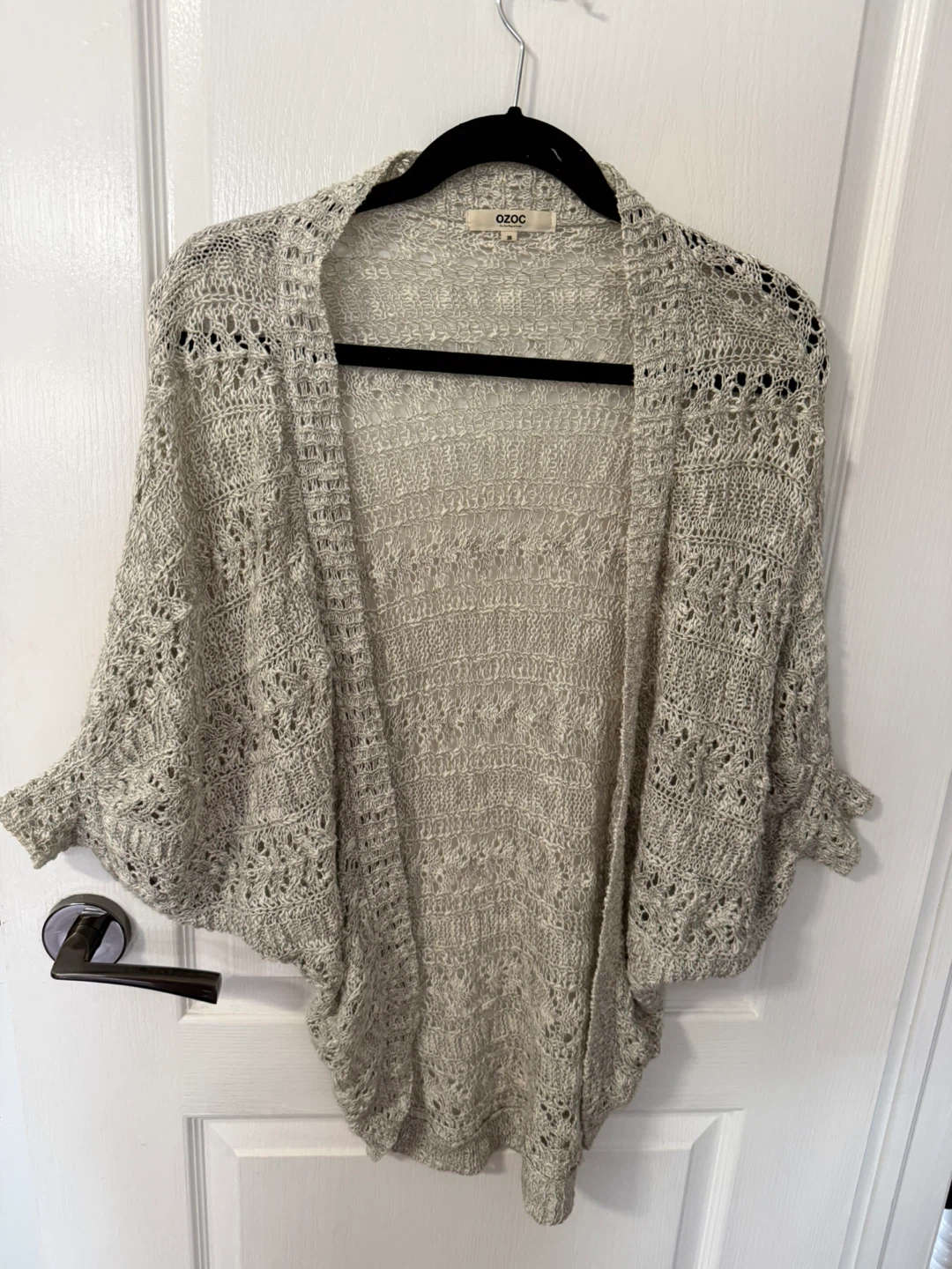 Ozoc Open Knit Cardigan - Japan Brand