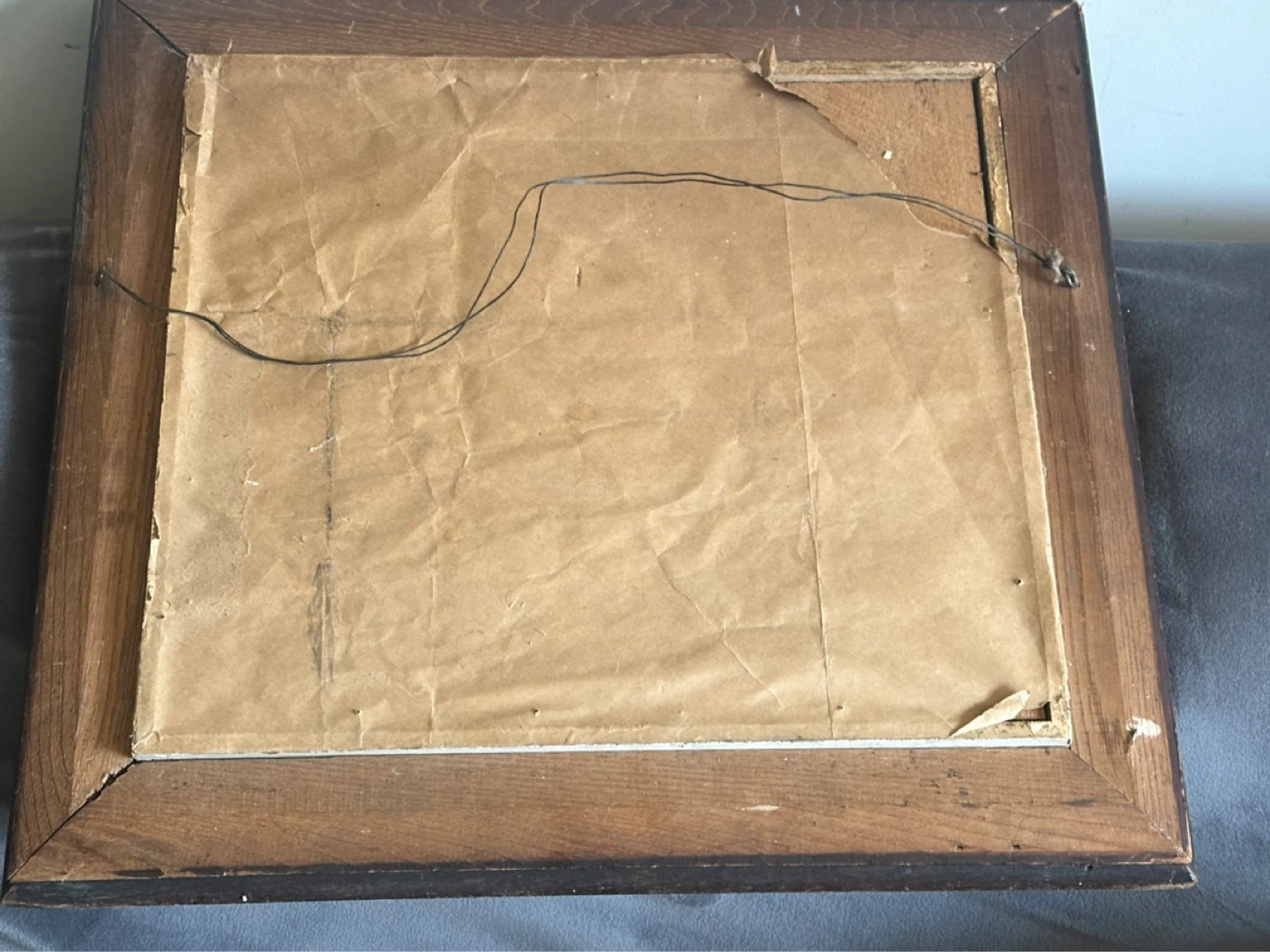 Large antique photo and frame - photo 5