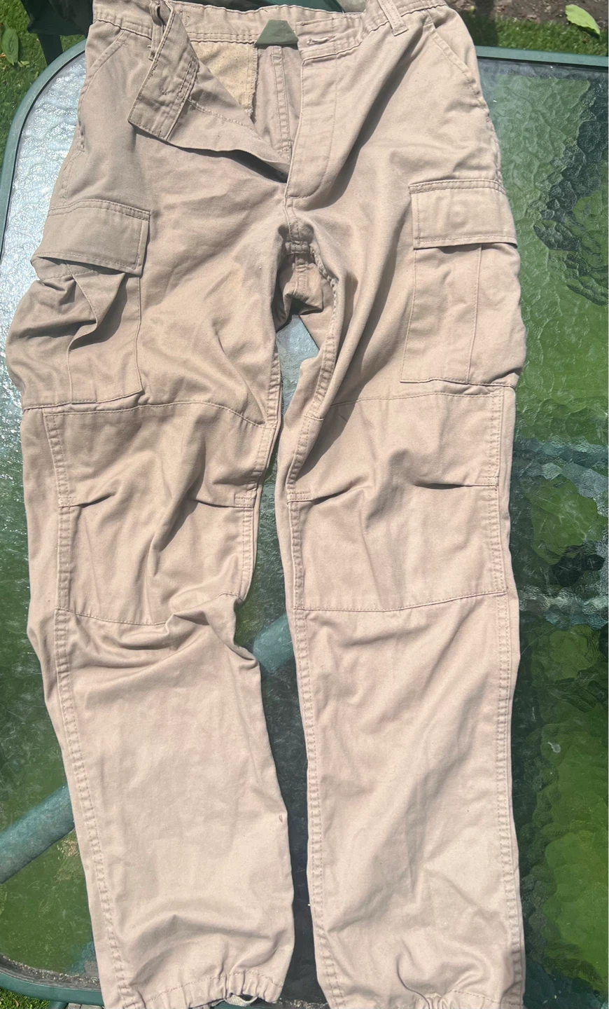 Rothco BDU vintage multi-pocket utility unisex khaki cargo pants