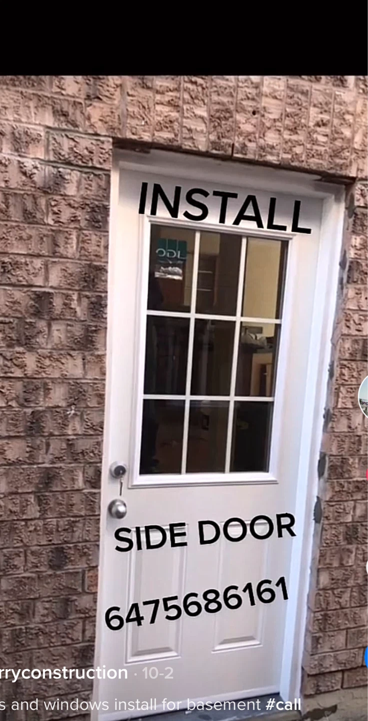 Basement Side Entrance Door and Window Well Installation - photo 4