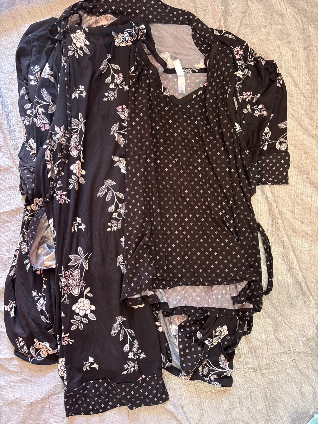 NWOT 3pc Flora Nikrooz Pajama Set L