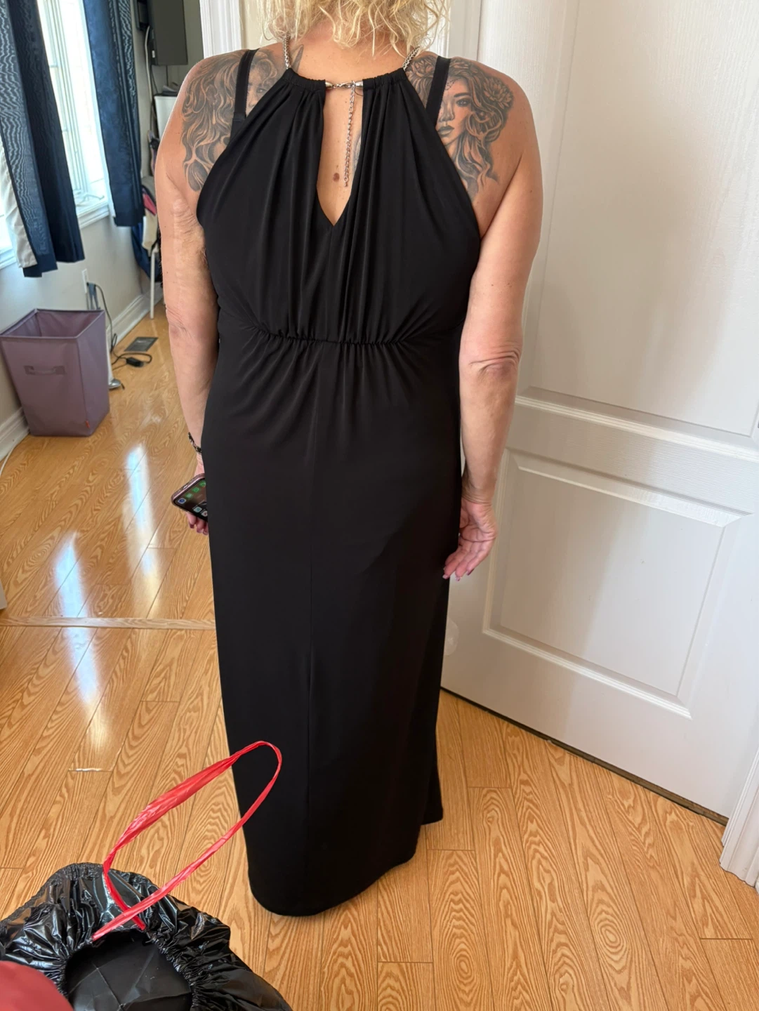Black evening gown - photo 2