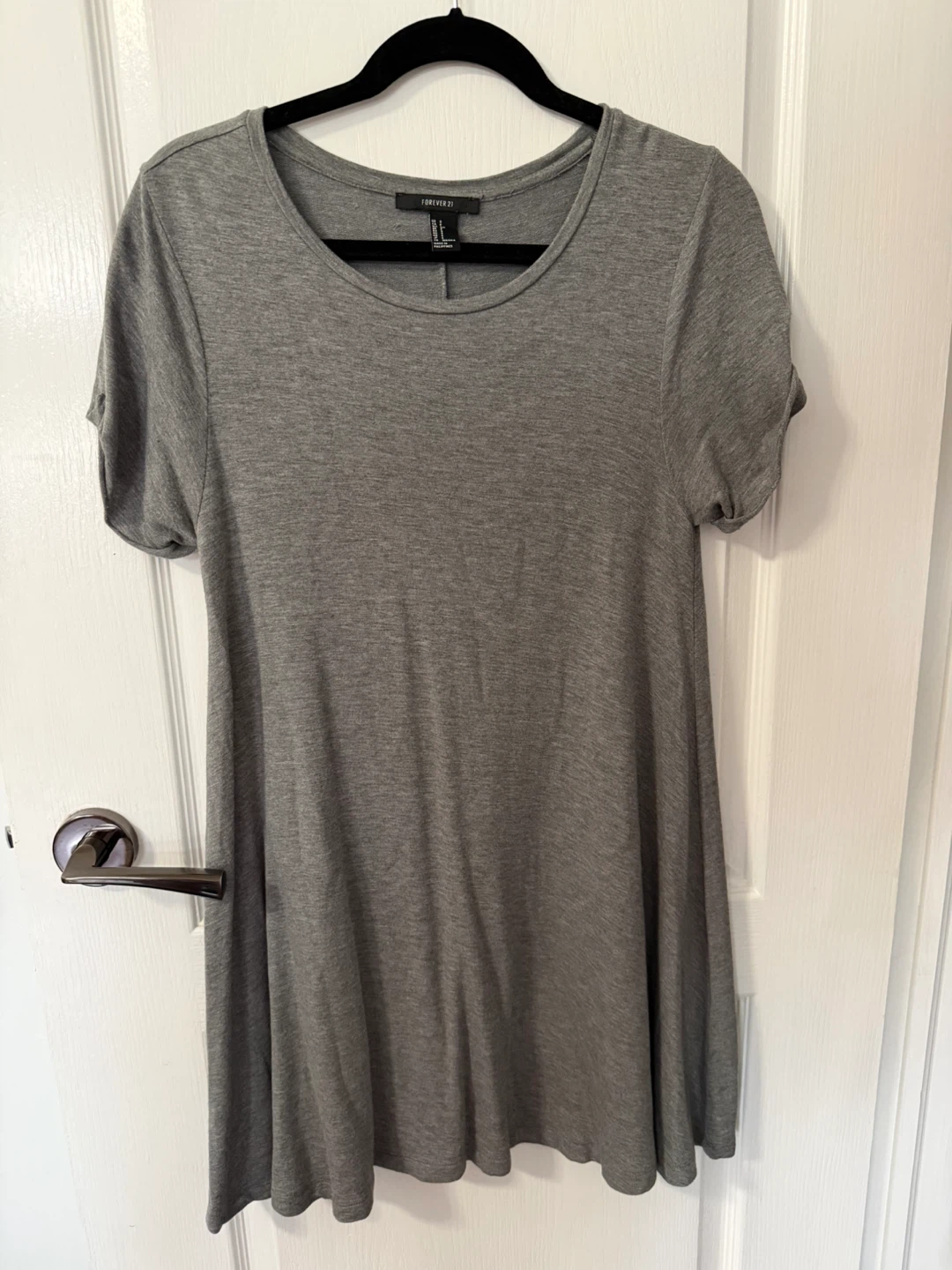 Grey T-shirt Dress