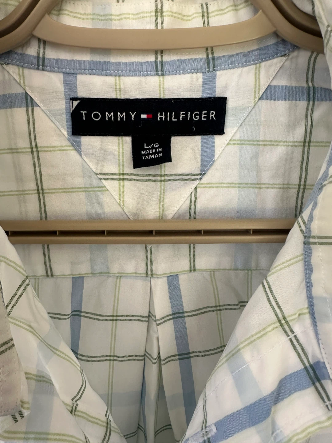 Tommy Hilfiger Plaid Short Sleeve Shirt - Large - photo 2
