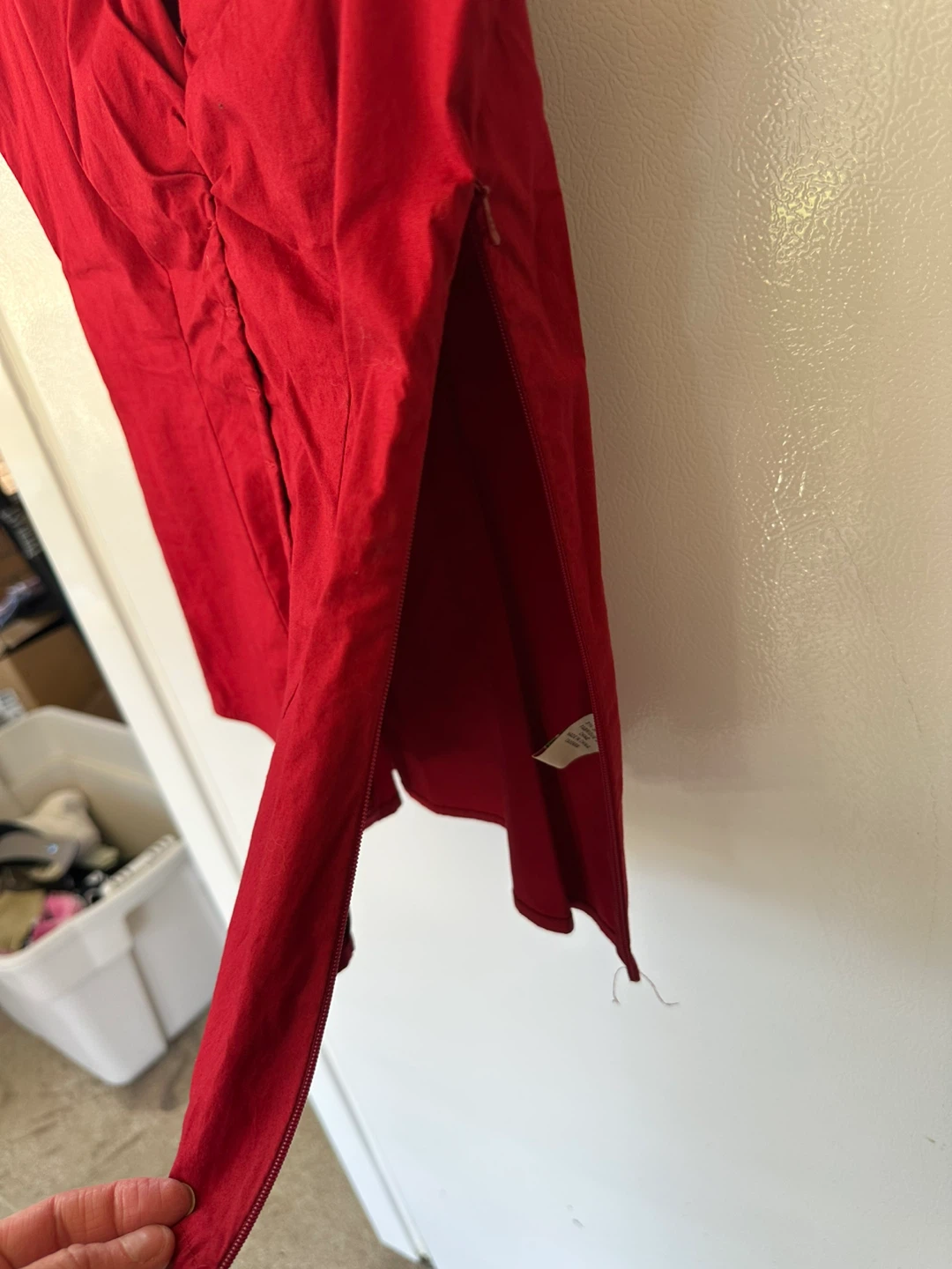 RW & Co. Red Sleeveless V-Neck Top M/M - photo 3