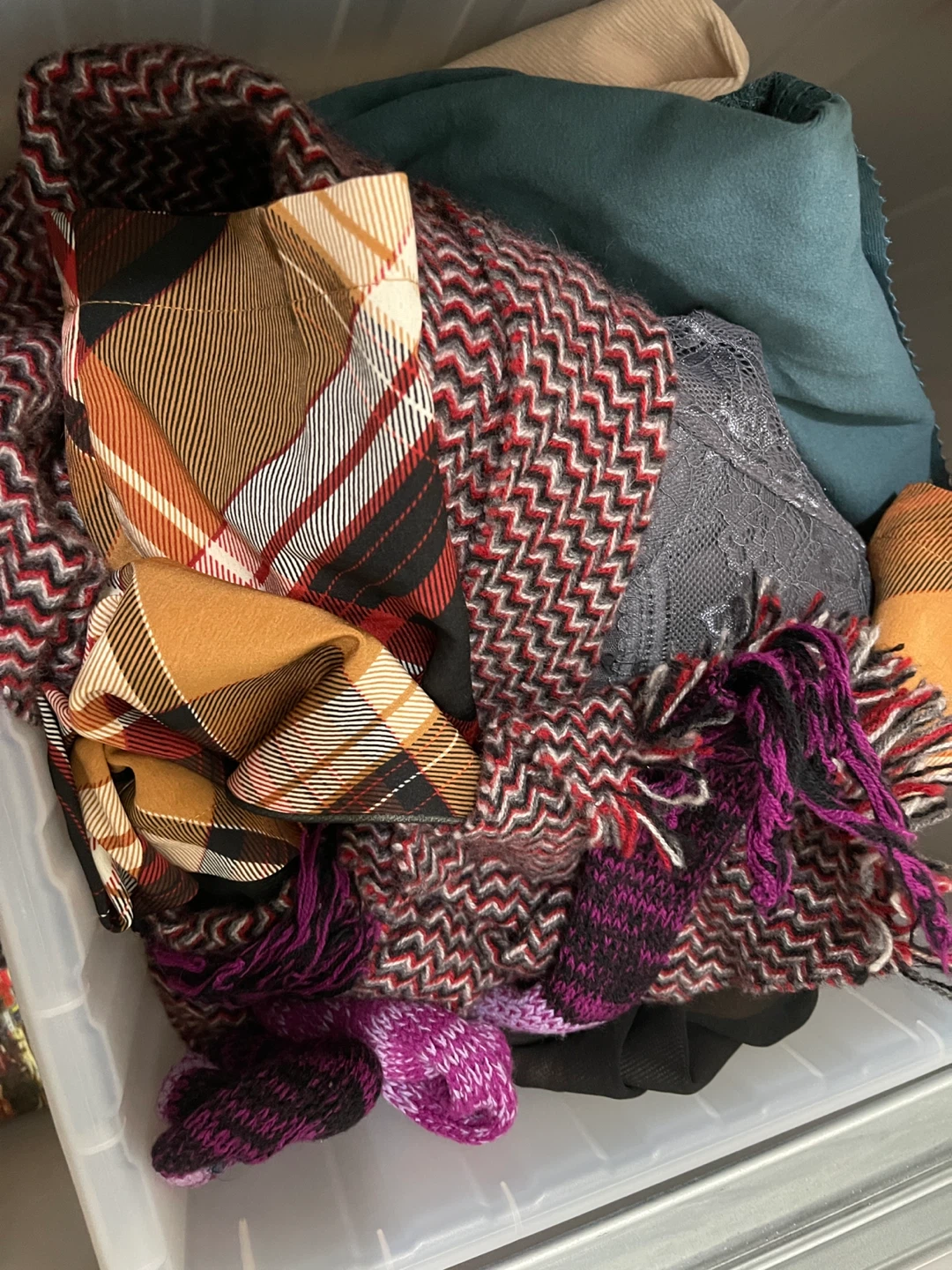 A bag full of bras, pans, scarfs, blouses - photo 2