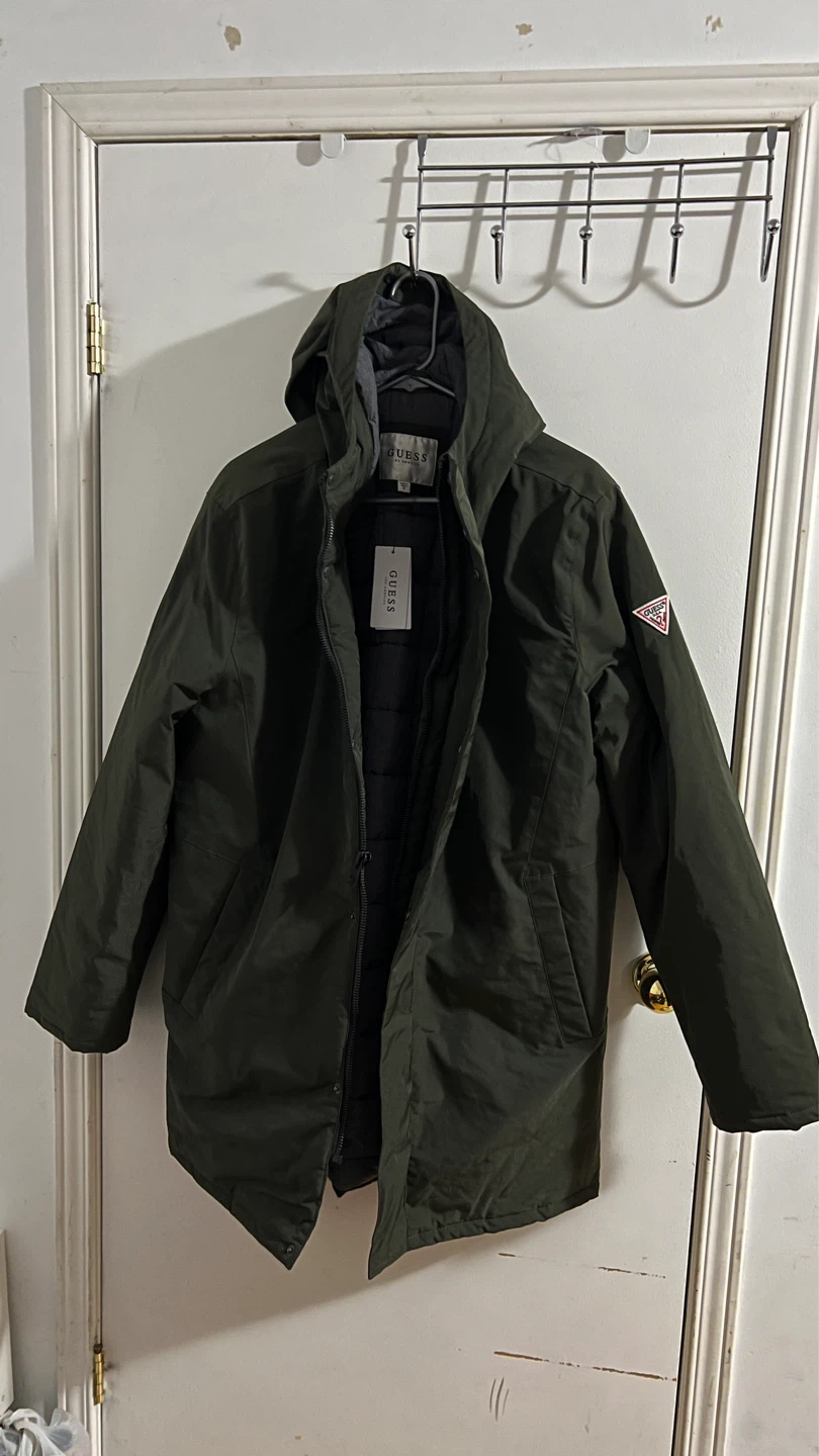 Brand New GUESS Men’s Insulated Winter Parka Jacket - XL
