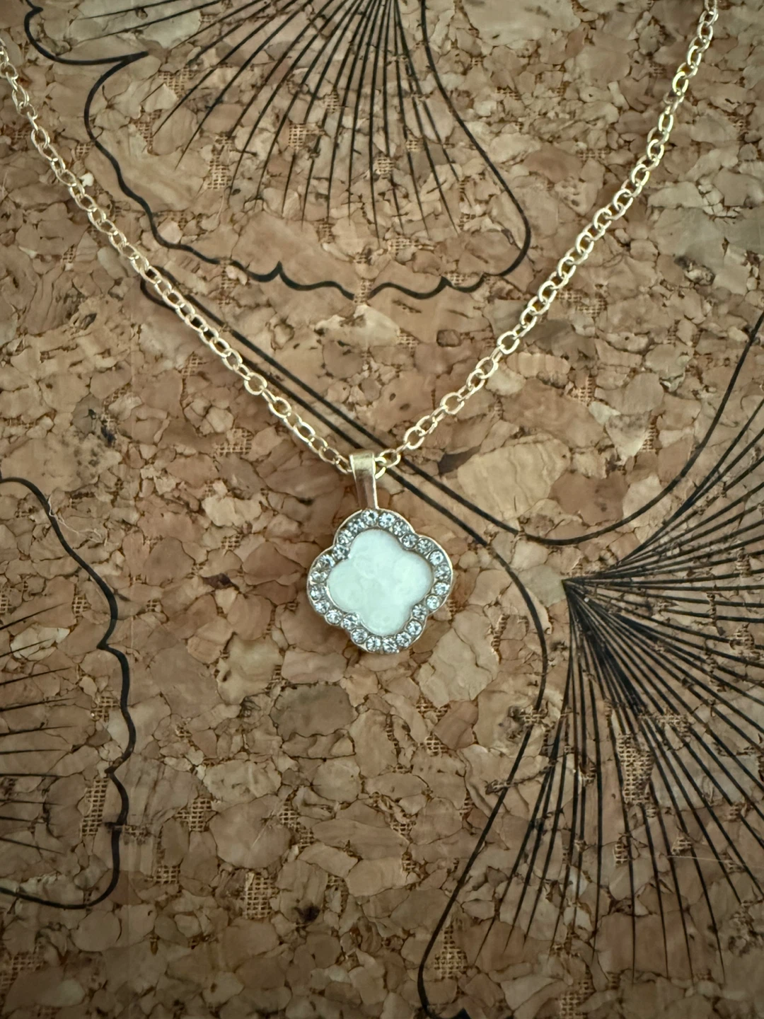 Gold Clover Pendant Necklace