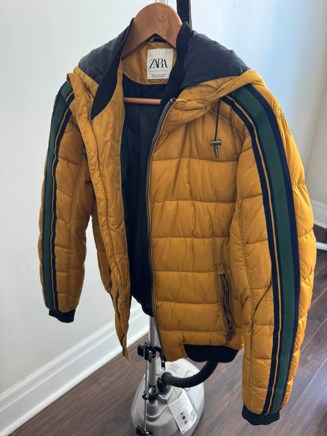 ZARA Puffer Jacket - Mustard Yellow