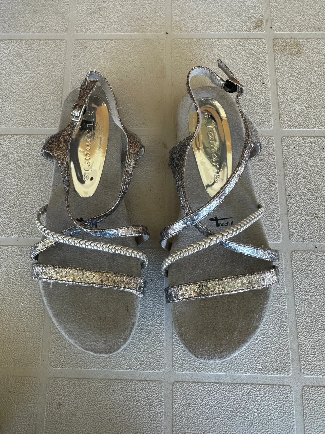 Tamaris Women's Glitter Sandals