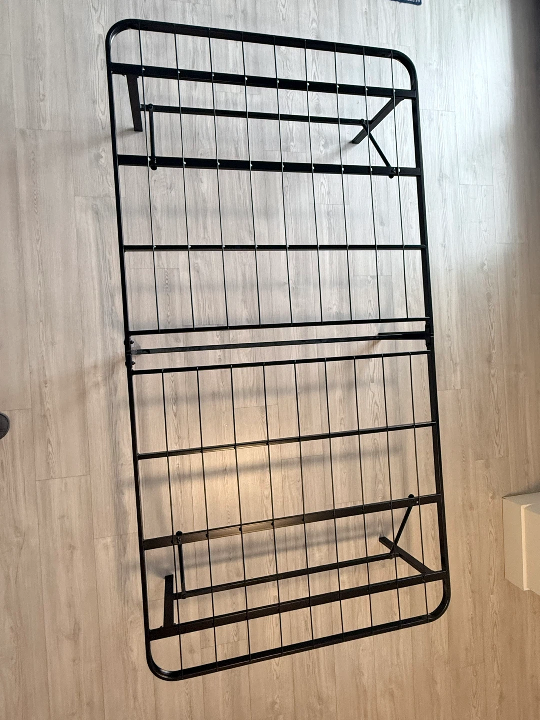 Foldable Twin Bed Frame with Mattress