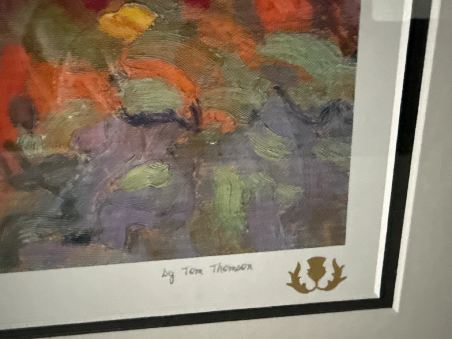 Framed Tom Thomson Print - Autumn Landscape - photo 2
